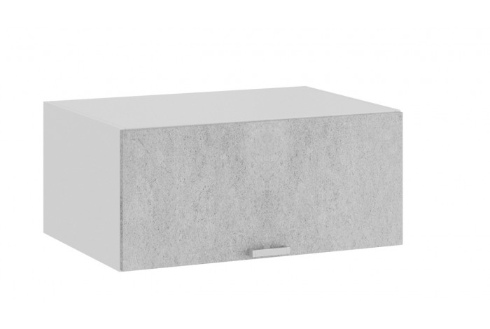 Кухонный гарнитур «Гранита» №3 Белый, Бетон снежный, Бетон графит