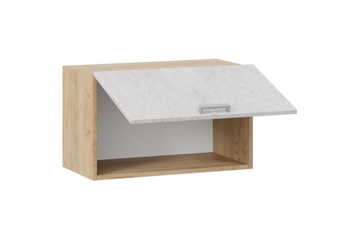 Кухонный гарнитур «Гранита» №4 Дуб Крафт золотой, Бетон снежный, Бетон графит