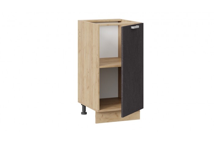 Кухонный гарнитур «Гранита» №4 Дуб Крафт золотой, Бетон снежный, Бетон графит