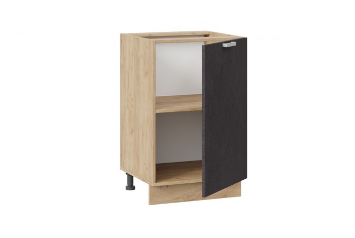 Кухонный гарнитур «Гранита» №4 Дуб Крафт золотой, Бетон снежный, Бетон графит