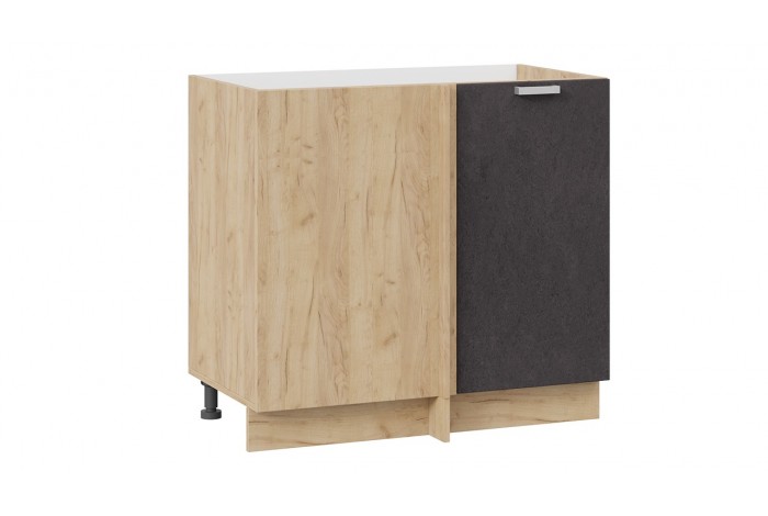 Кухонный гарнитур «Гранита» №4 Дуб Крафт золотой, Бетон снежный, Бетон графит