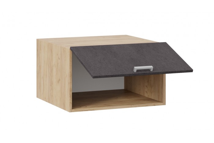 Кухонный гарнитур «Гранита» №4 Дуб Крафт золотой, Бетон снежный, Бетон графит