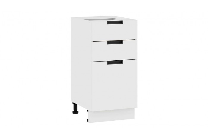 Кухонный гарнитур «Гренада» 100 см Белый, Холст Белый