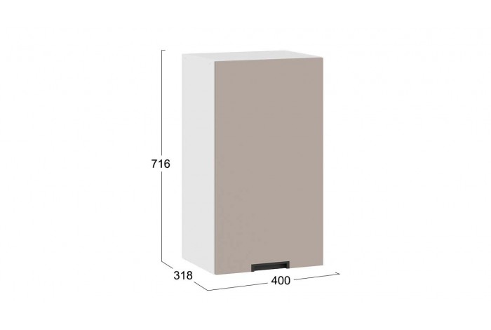 Кухонный гарнитур «Гренада» 100 см Белый, Холст латте