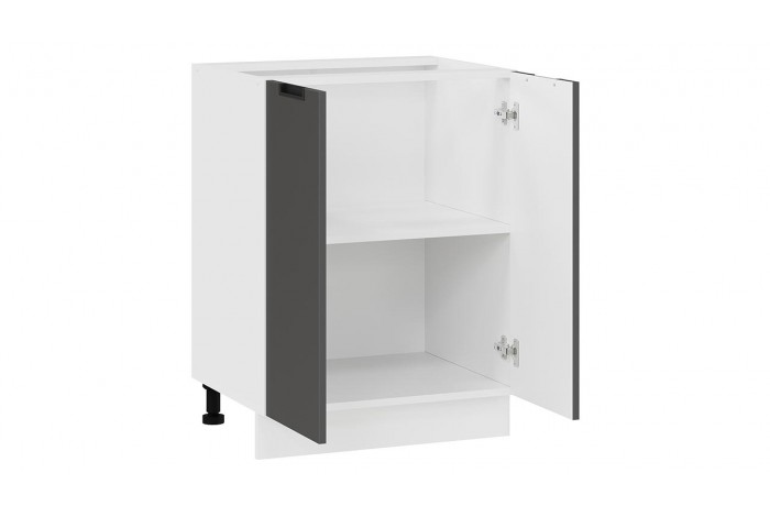 Кухонный гарнитур «Гренада» 100 см Белый, Холст Вулкан