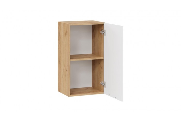 Кухонный гарнитур «Гренада» 100 см Дуб Крафт золотой, Холст Белый