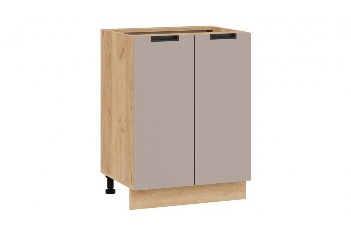 Кухонный гарнитур «Гренада» 100 см Дуб Крафт золотой, Холст латте