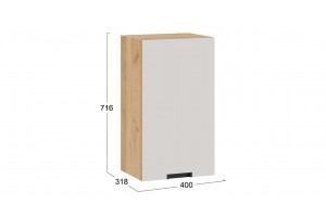 Кухонный гарнитур Гренада 100 см Дуб Крафт золотой, Холст мокко