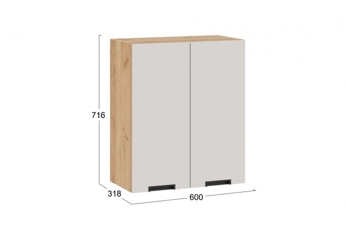 Кухонный гарнитур «Гренада» 100 см Дуб Крафт золотой, Холст мокко