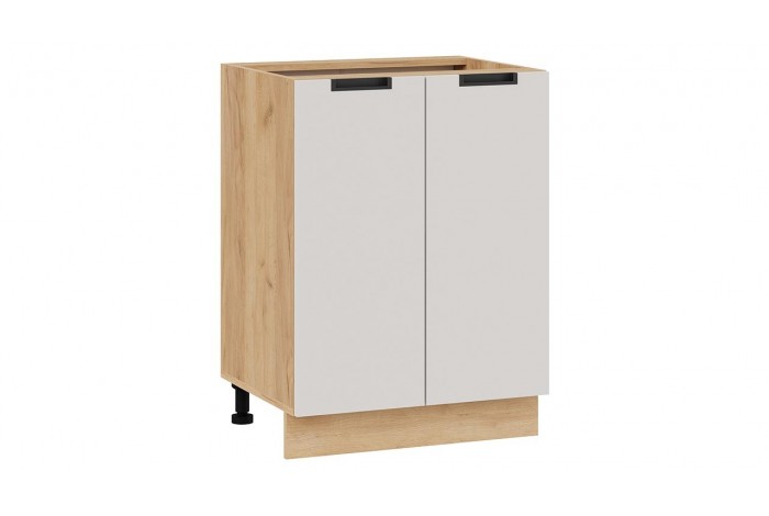 Кухонный гарнитур «Гренада» 100 см Дуб Крафт золотой, Холст мокко