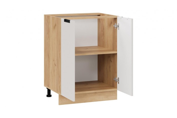 Кухонный гарнитур «Гренада» 100 см Дуб Крафт золотой, Холст мокко