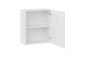 Кухонный гарнитур Гренада 100 см (с фрезеровкой) Белый, Холст латте, Холст мокко