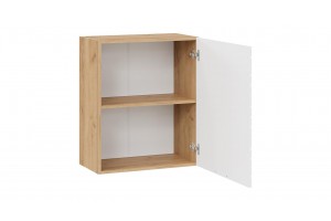 Кухонный гарнитур Гренада 100 см (с фрезеровкой) Дуб Крафт золотой, Холст Белый