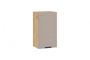 Кухонный гарнитур Гренада 100 см (с фрезеровкой) Дуб Крафт золотой, Холст латте