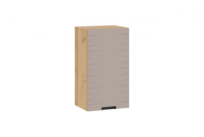 Кухонный гарнитур «Гренада» 100 см (с фрезеровкой) Дуб Крафт золотой, Холст латте