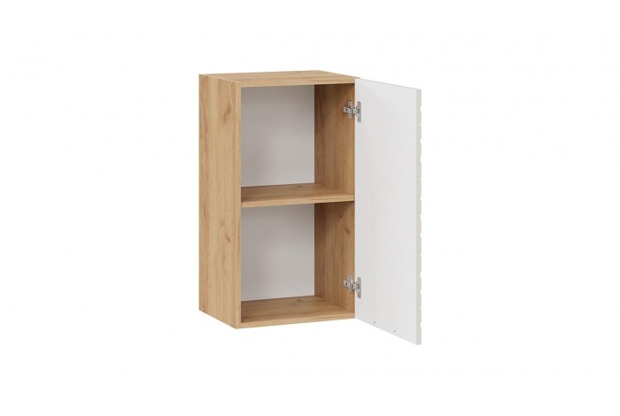 Кухонный гарнитур «Гренада» 100 см (с фрезеровкой) Дуб Крафт золотой, Холст мокко