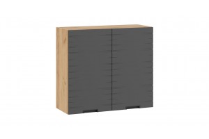 Кухонный гарнитур Гренада №10 320 см Дуб Крафт золотой, Холст Вулкан, Холст Белый