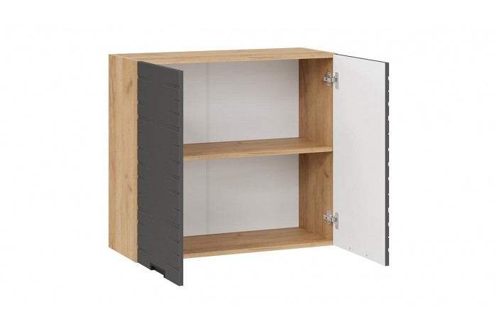 Кухонный гарнитур «Гренада» №10 320 см Дуб Крафт золотой, Холст Вулкан, Холст Белый