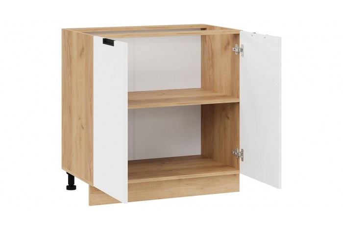 Кухонный гарнитур «Гренада» №10 320 см Дуб Крафт золотой, Холст Вулкан, Холст Белый