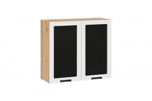 Кухонный гарнитур Гренада №2 340 см Дуб Крафт золотой, Холст Белый