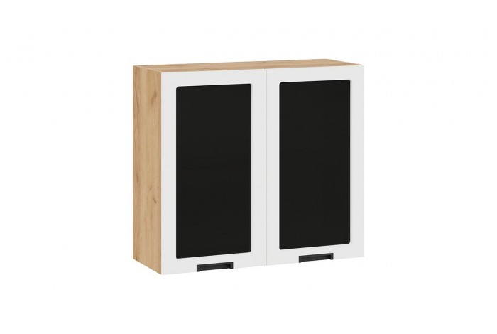 Кухонный гарнитур «Гренада» №2 340 см Дуб Крафт золотой, Холст Белый