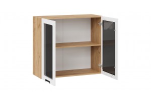 Кухонный гарнитур Гренада №2 340 см Дуб Крафт золотой, Холст Белый