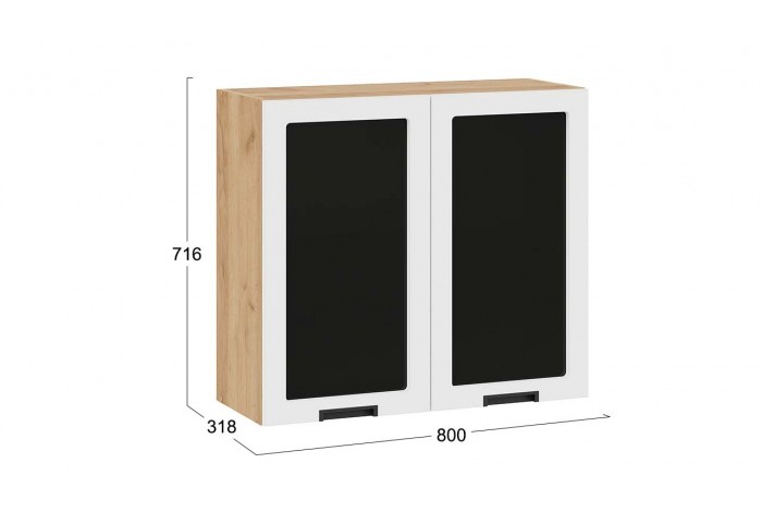 Кухонный гарнитур «Гренада» №2 340 см Дуб Крафт золотой, Холст Белый