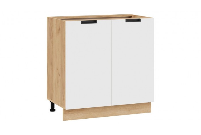 Кухонный гарнитур «Гренада» №2 340 см Дуб Крафт золотой, Холст Белый