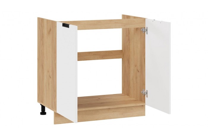 Кухонный гарнитур «Гренада» №2 340 см Дуб Крафт золотой, Холст Белый