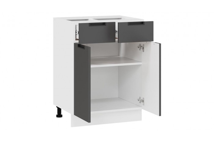 Кухонный гарнитур «Гренада» №3 Белый, Холст Вулкан