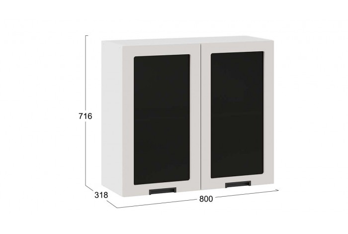 Кухонный гарнитур «Гренада» №5 340 см Белый, Холст мокко