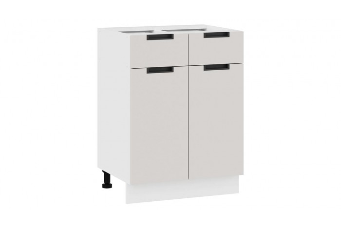 Кухонный гарнитур «Гренада» №5 340 см Белый, Холст мокко