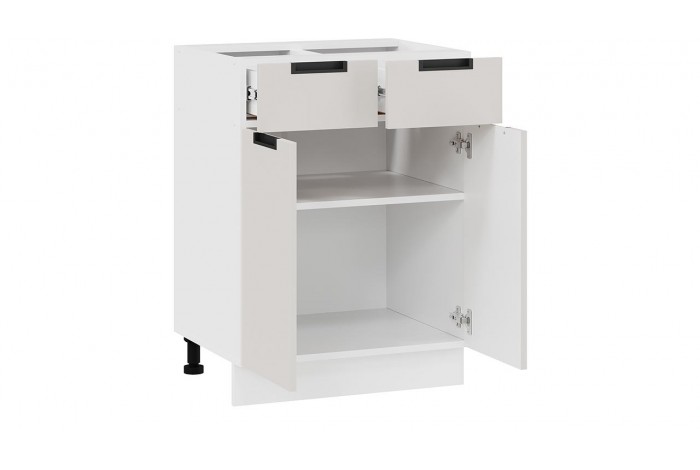 Кухонный гарнитур «Гренада» №5 340 см Белый, Холст мокко