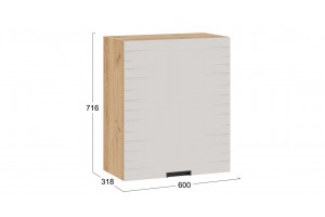 Кухонный гарнитур Гренада №6 Дуб Крафт золотой, Холст мокко