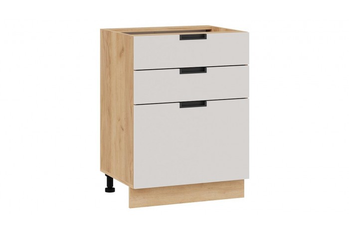 Кухонный гарнитур «Гренада» №6 Дуб Крафт золотой, Холст мокко