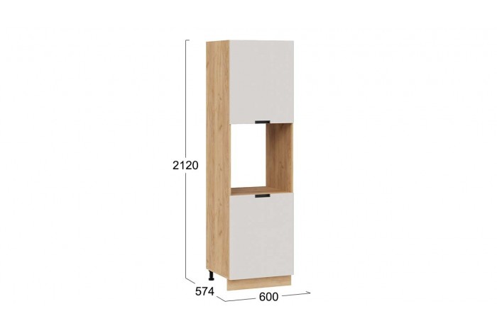 Кухонный гарнитур «Гренада» №6 Дуб Крафт золотой, Холст мокко