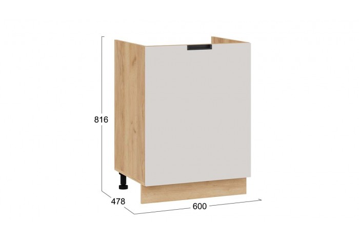 Кухонный гарнитур «Гренада» №6 Дуб Крафт золотой, Холст мокко