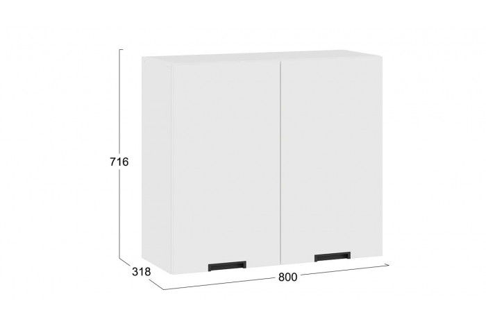 Кухонный гарнитур «Гренада» №9 400 см Белый, Холст Белый, Холст Вулкан