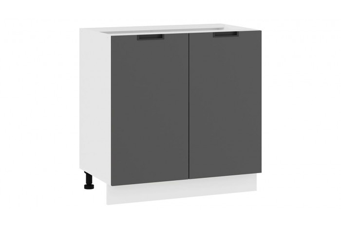 Кухонный гарнитур «Гренада» №9 400 см Белый, Холст Белый, Холст Вулкан