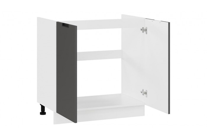 Кухонный гарнитур «Гренада» №9 400 см Белый, Холст Белый, Холст Вулкан