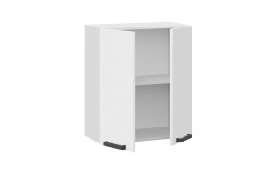 Кухонный гарнитур Детройт длиной 200 см со шкафом НБ Белый, Белый глянец, Дуб Крафт золотой