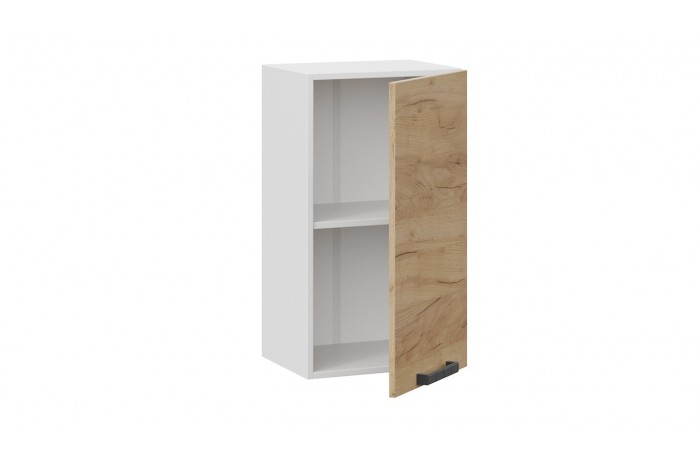 Кухонный гарнитур «Детройт» длиной 160 см со шкафом НБ Белый, Дуб Крафт золотой