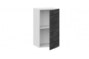 Кухонный гарнитур Детройт длиной 160 (100) см Белый, Угольный Камень