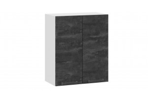 Кухонный гарнитур Детройт длиной 160 (100) см Белый, Угольный Камень