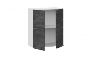 Кухонный гарнитур Детройт длиной 180 см со шкафом НБ Белый, Угольный Камень