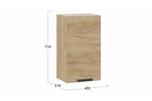 Кухонный гарнитур Детройт длиной 100 см Дуб Крафт золотой