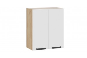 Кухонный гарнитур Детройт длиной 100 см Дуб Крафт золотой, Белый глянец