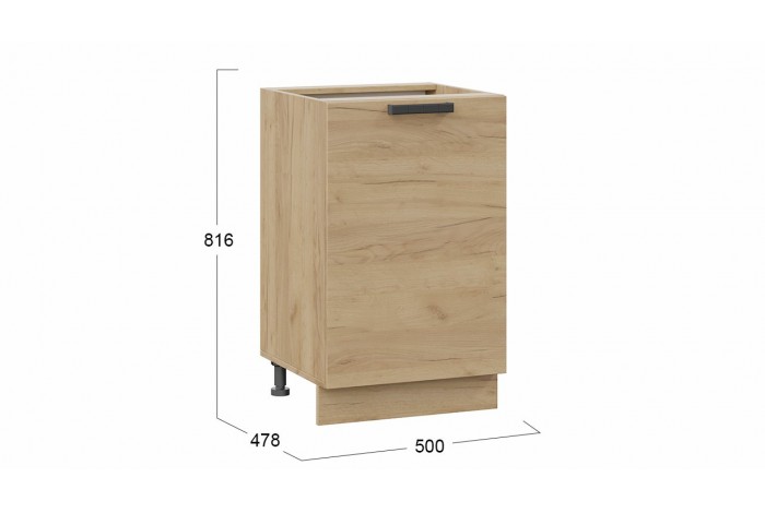 Кухонный гарнитур «Детройт» длиной 150 см Дуб Крафт золотой