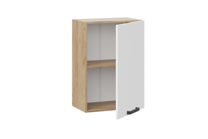 Кухонный гарнитур «Детройт» длиной 150 см Дуб Крафт золотой, Белый глянец