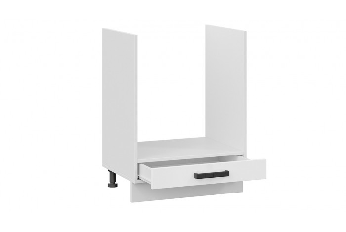 Кухонный гарнитур «Детройт» длиной 200 см со шкафом НБ Белый, Белый глянец